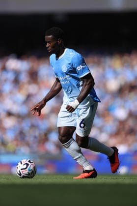 Football - Premier League - Manchester City v Bournemouth 23rd August 2026 - Premier League - Manchester City v Bournemouth - Marc Guehi of Manchester City - Photo: Simon Stacpoole Offside. Manchester UK *** Fußball: Premier League – Manchester City gegen Bournemouth, 23. August 2026; Premier League – Manchester City gegen Bournemouth; Marc Guehi von Manchester City; Foto: Simon Stacpoole; Abseits; Manchester, Großbritannien  Copyright: xSimonxStacpoolexOffside