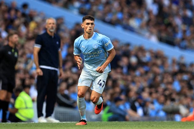 23rd August 2026; Etihad Stadium, Manchester, Lancashire, England; Premier League Football, Manchester City versus AFC Bournemouth; Phil Foden of Manchester City DavidxBlunsden