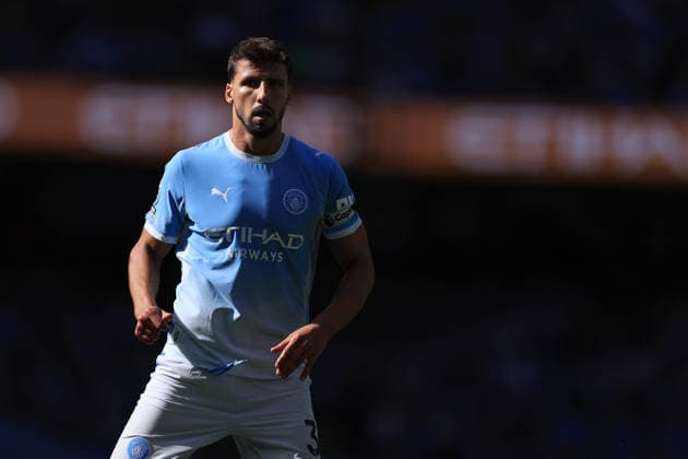 Football - Premier League - Manchester City v Bournemouth 23rd August 2026 - Premier League - Manchester City v Bournemouth - Ruben Dias of Manchester City - Photo: Simon Stacpoole Offside. Manchester UK *** Fußball: Premier League – Manchester City gegen Bournemouth, 23. August 2026 – Premier League – Manchester City gegen Bournemouth – Ruben Dias von Manchester City – Foto: Simon Stacpoole – Abseits – Manchester, Großbritannien  Copyright: xSimonxStacpoolexOffside