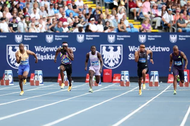 CHORZOW 23.08.2026 DIAMENTOWA LIGA - MEMORIAL KAMILI SKOLIMOWSKIEJ --- DIAMOND LEAGUE - SILESIA KAMILA SKOLIMOWSKA ATHLETICS MEMORIAL GIFT LEOTLELA KENNETH BEDNAREK OBLIQUE SEVILLE ANDRE DE GRASSE AKANI SIMBINE FOT. PIOTR KUCZA FOTOPYK NEWSPIX.PL --- newspix.pl POLAND OUT! 