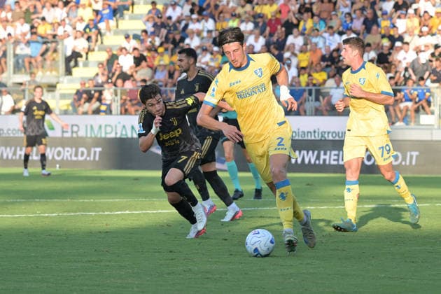 23rd August 2026; Stadio Benito Stirpe, Frosinone, Italy; Serie A Football; Frosinone versus Juventus; Giorgio Cittadini of Frosinone seen in action AllShotLive