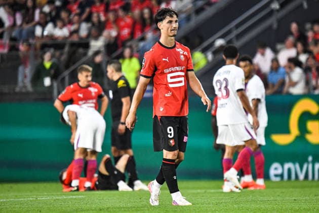 FOOTBALL : Stade Rennais vs Paris SG - Ligue 1 - JournÃ e 1 - 23 08 2026 Esteban Lepaul (Stade Rennais) RennesFrance  Copyright: xBaptistexAutissierx