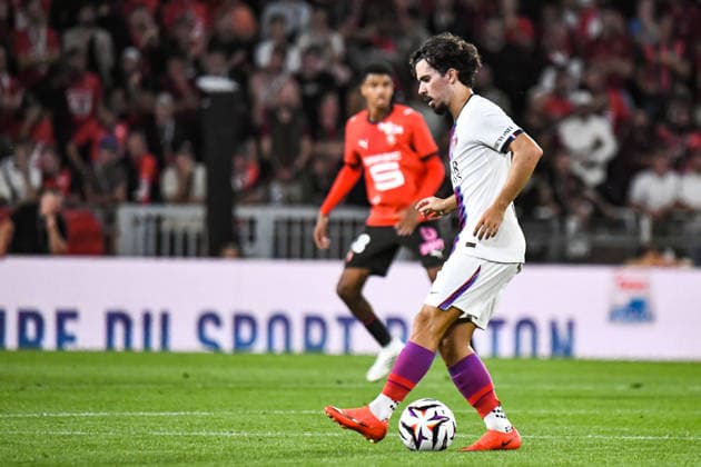 FOOTBALL : Stade Rennais vs Paris SG - Ligue 1 - JournÃ e 1 - 23 08 2026 Vitinha (Paris SG) RennesFrance  Copyright: xBaptistexAutissierx