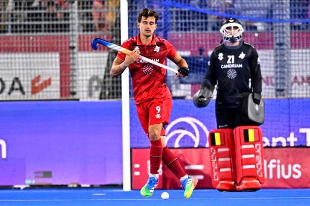 Spain v Belgium - FIH Hockey World Cup 2026 WAVRE, BELGIUM - AUGUST 23 : Van Oost Maxime of Belgium during the FIH Hockey World Cup 2026 M36 second phase group pool F match between Spain and Belgium on August 23, 2026 in Wavre, Belgium, 23 08 2026 Wavre Belgium  Copyright: xTomasxSiskx