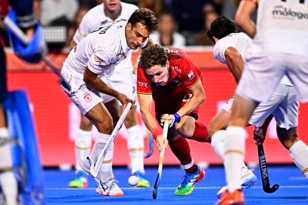 Spain v Belgium - FIH Hockey World Cup 2026 WAVRE, BELGIUM - AUGUST 23 : Foubert Victor of Belgium during the FIH Hockey World Cup 2026 M36 second phase group pool F match between Spain and Belgium on August 23, 2026 in Wavre, Belgium, 23 08 2026 Wavre Belgium  Copyright: xTomasxSiskx