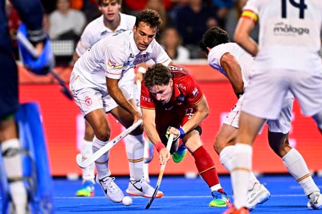 Spain v Belgium - FIH Hockey World Cup 2026 WAVRE, BELGIUM - AUGUST 23 : Foubert Victor of Belgium during the FIH Hockey World Cup 2026 M36 second phase group pool F match between Spain and Belgium on August 23, 2026 in Wavre, Belgium, 23 08 2026 Wavre Belgium  Copyright: xTomasxSiskx