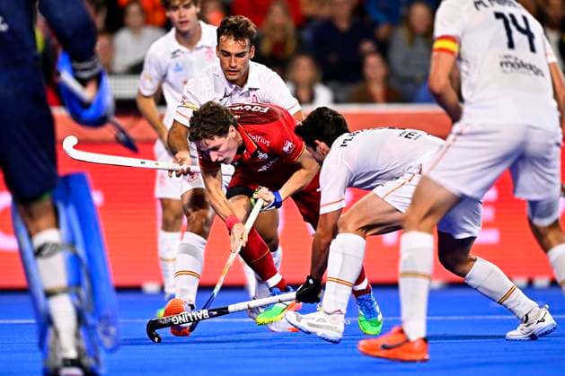 Spain v Belgium - FIH Hockey World Cup 2026 WAVRE, BELGIUM - AUGUST 23 : Foubert Victor of Belgium during the FIH Hockey World Cup 2026 M36 second phase group pool F match between Spain and Belgium on August 23, 2026 in Wavre, Belgium, 23 08 2026 Wavre Belgium  Copyright: xTomasxSiskx