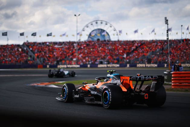F1 - DUTCH GRAND PRIX 2026 01 NORRIS Lando (gbr), McLaren F1 Team MCL40, action during the Formula 1 Dutch Grand Prix 2026, 12th round of the 2026 Formula One World Championship, WM, Weltmeisterschaft from August 21 to 23, 2026 on the Circuit Zandvoort, in Zandvoort, Netherlands - ZandvoortNetherlands  Copyright: xANTONINxVINCENTx