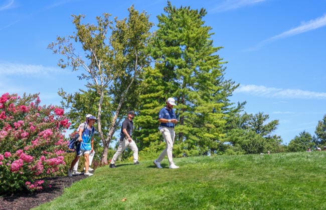 AUG 23, 2026: Cameron Young of the United States walks towards the 4th tee box during the final round of the BMW Championship at Bellerive Country Club in St. Louis, Missouri. CSM PGA, Golf Herren 2026: BMW Championship Aug 23  - ZUMAc04_ 20260823_zma_c04_069 Copyright: xRomanxPunox