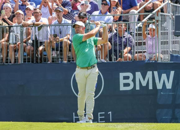 PGA, Golf Herren 2026: BMW Championship Aug 23 AUG 23, 2026: Rory McIlroy of the Northern Ireland tees off on the 1st tee during the final round of the BMW Championship at Bellerive Country Club in St. Louis, Missouri. Roman Puno CSM (Credit Image: Â Roman Puno Cal Media) St. Louis Missouri United States EDITORIAL USE ONLY Copyright: xx ZUMA-20260823_zma_c04_064.jpg RomanxPunox csmphotothree514475