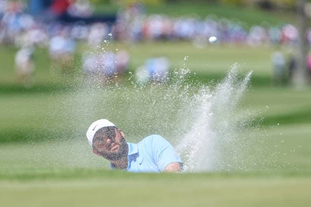 PGA, Golf Herren 2026: BMW Championship Aug 23 AUG 23, 2026: Scottie Scheffler of the United States plays a shot from the bunker during the final round of the BMW Championship at Bellerive Country Club in St. Louis, Missouri. Roman Puno CSM (Credit Image: Â Roman Puno Cal Media) St. Louis Missouri United States EDITORIAL USE ONLY Copyright: xx ZUMA-20260823_zma_c04_075.jpg RomanxPunox csmphotothree514464