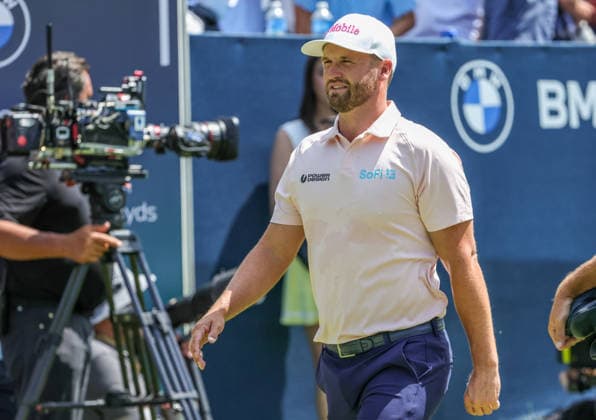 PGA, Golf Herren 2026: BMW Championship Aug 23 AUG 23, 2026: Wyndham Clark of the United States walks off the 1st tee during the final round of the BMW Championship at Bellerive Country Club in St. Louis, Missouri. Roman Puno CSM (Credit Image: Â Roman Puno Cal Media) St. Louis Missouri United States EDITORIAL USE ONLY Copyright: xx ZUMA-20260823_zma_c04_068.jpg RomanxPunox csmphotothree514471