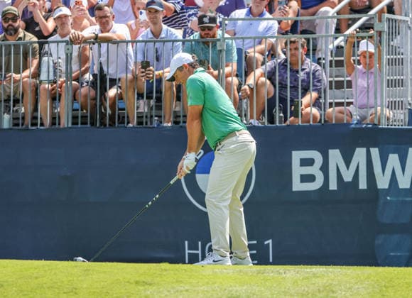 AUG 23, 2026: Rory McIlroy of the Northern Ireland tees off on the 1st tee during the final round of the BMW Championship at Bellerive Country Club in St. Louis, Missouri. CSM PGA, Golf Herren 2026: BMW Championship Aug 23  - ZUMAc04_ 20260823_zma_c04_077 Copyright: xRomanxPunox