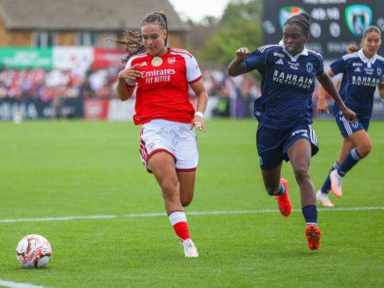 London Borehamwood, England - September 23: Lisa Blum during the pre season match between Arsenal Women and Paris FC, at Mangata Developments Stadium, Meadow Park on September 23, 2026 in London, England Photo credit: Jody Demay-Davies SPP  Copyright: xJodyxDemay-Daviesx xSPPx Sportspressphoto_SPR214031