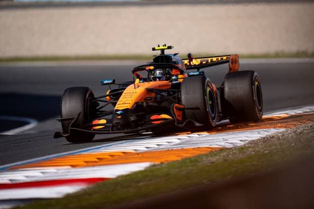 August 23, 2026, Zandvoort, Netherlands: Lando Norris (GBR) (McLaren Mastercard F1 Team) during the race of the Formula 1 Heineken Dutch Grand Prix 2026 at the Circuit Zandvoort. Zandvoort Netherlands - ZUMAs197 20260823_aaa_s197_214 Copyright: xLucaxMartinix
