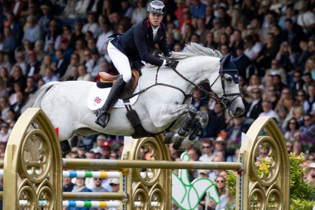 Harry CHARLES (GBR) auf LT Holst Freda, im Sprung, Einzelbild, Einzelaktion, im Springen S3, Umlauf A, FEI Jumping World Championship, WM, Weltmeisterschaft - Individual Final - LONGINES-Preis, am 23.08.2026, FEI Reit Weltmeisterschaft Aachen 2026 vom 11. - 23.08.2026 in Aachen Deutschland; Â *** Harry CHARLES GBR riding LT Holst Freda, jumping, single frame, individual action, in the S3 jumping event, Round A, FEI Jumping World Championship Individual Final LONGINES Prize, on August 23, 2026, FEI World Equestrian Games Aachen 2026, August 11–23, 2026, in Aachen, Germany Â