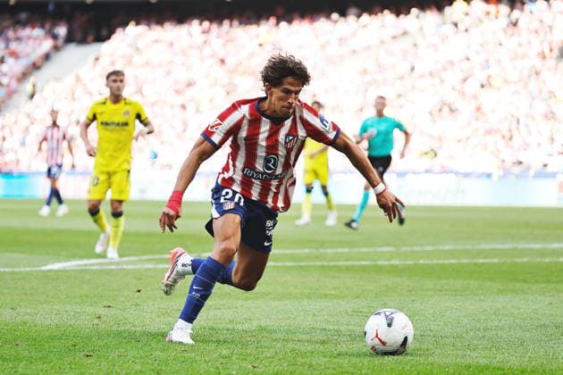 Giuliano Simeone (Atletico), AUGUST 23, 2026 - Football Soccer : Spanish LaLiga EA Sports match between Club Atletico de Madrid - Villarreal CF at the Estadio Riyahd Air Metropolitano in Madrid, Spain. Noxthirdxpartyxsales  aflo_342497728 MutsuxKawamorix