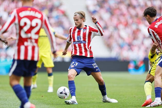 Morten Hjulmand (Atletico), AUGUST 23, 2026 - Football Soccer : Spanish LaLiga EA Sports match between Club Atletico de Madrid - Villarreal CF at the Estadio Riyahd Air Metropolitano in Madrid, Spain. Noxthirdxpartyxsales  aflo_342497892 MutsuxKawamorix