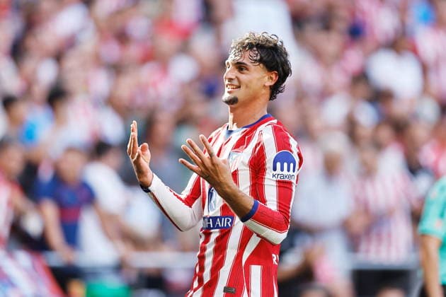 Marc Pubill (Atletico), AUGUST 23, 2026 - Football Soccer : Pubill celebrate after his goal during Spanish LaLiga EA Sports match between Club Atletico de Madrid - Villarreal CF at the Estadio Riyahd Air Metropolitano in Madrid, Spain. Noxthirdxpartyxsales  aflo_342498042 MutsuxKawamorix
