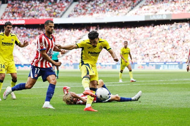 Georges Mikautadze (Villarreal), AUGUST 23, 2026 - Football Soccer : Spanish LaLiga EA Sports match between Club Atletico de Madrid - Villarreal CF at the Estadio Riyahd Air Metropolitano in Madrid, Spain. Noxthirdxpartyxsales  aflo_342498238 MutsuxKawamorix