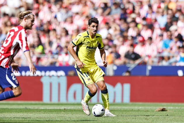 Santi Comesana (Villarreal), AUGUST 23, 2026 - Football Soccer : Spanish LaLiga EA Sports match between Club Atletico de Madrid - Villarreal CF at the Estadio Riyahd Air Metropolitano in Madrid, Spain. Noxthirdxpartyxsales  aflo_342498365 MutsuxKawamorix