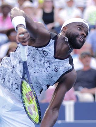 Cincinatti Open tennis tournament Frances Tiafoe of the USA in action against Arthur Fils of France during their final match of the Cincinnati Open tennis tournament in Cincinnati, Ohio, USA, 23 August 2026. CINCINNATI OHIO UNITED STATES  Copyright: xMARKxLYONSx