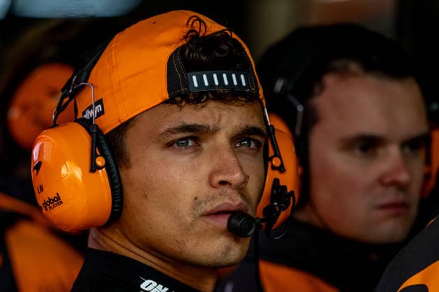 ZANDVOORT, NETHERLANDS: Lando Norris, racing for the McLaren F1 team during the 2026 Formula 1 Dutch Grand Prix at the Circuit Zandvoort in Zandvoort, Netherlands