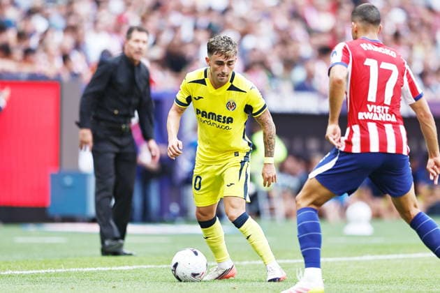 Alberto Moleiro (Villarreal), AUGUST 23, 2026 - Football Soccer : Spanish LaLiga EA Sports match between Club Atletico de Madrid - Villarreal CF at the Estadio Riyahd Air Metropolitano in Madrid, Spain. Noxthirdxpartyxsales  aflo_342498447 MutsuxKawamorix