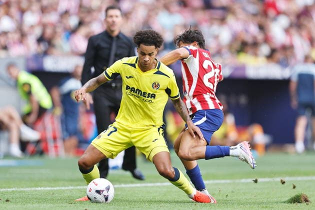 Tajon Buchanan (Villarreal), AUGUST 23, 2026 - Football Soccer : Spanish LaLiga EA Sports match between Club Atletico de Madrid - Villarreal CF at the Estadio Riyahd Air Metropolitano in Madrid, Spain. Noxthirdxpartyxsales  aflo_342498564 MutsuxKawamorix