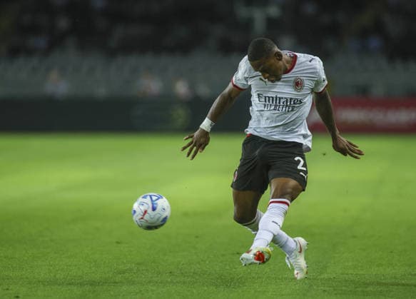 SOCCER - Serie A - Torino FC vs. AC Milan Photo by IPA ABACAPRESS.COM87741343 - Pervis Estupinan of AC Milan during the 2026 27 Coppa Italia soccer match between Torino FC and Carrarese Calcio 1908 on August 23, 2026, at Stadio Olimpico Grande Torino, Turin, Italy. Photo by Nderim KACELI Turin Italy  Copyright: xIPAxSport ABACAx