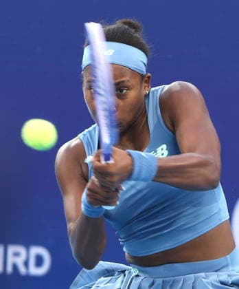 Cincinatti Open tennis tournament Coco Gauff of the USA in action against Jessica Pegula of the USA during the women s singles final of the Cincinnati Open tennis tournament in Cincinnati, Ohio, USA, 23 August 2026. CINCINNATI OHIO UNITED STATES  Copyright: xMARKxLYONSx