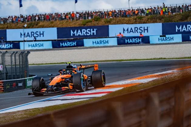 FIA Formula 1 World Championship, WM, Weltmeisterschaft Dutch Grand Prix 2026 Zandvoort, 20.08.2026, Das Rennen, Grosser Preis Lando Norris *** FIA Formula 1 World Championship, 2026 Dutch Grand Prix at Zandvoort, August 20, 2026, The Race, Lando Norris Grand Prix Copyright: xBahhoxKarax