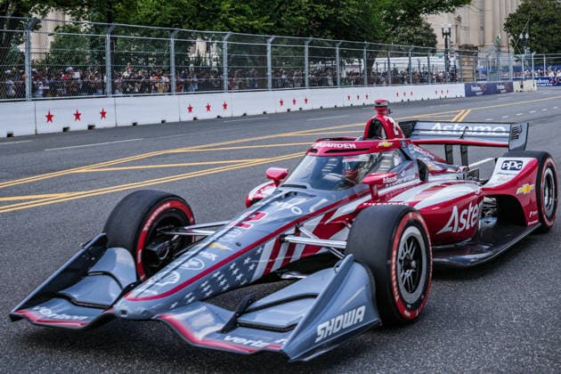 IndyCar, Indy Car, IRL, USA hits the streets of Washington for the first time in a race launched by Trump WASHINGTON, D.C., UNITED STATES - AUGUST 23: IndyCar drivers speed along Pennsylvania Avenue near iconic landmarks around the National Mall during the Freedom 250 Grand Prix in Washington, D.C., United States, on August 23, 2026. Held on a 1.7-mile, seven-turn street circuit to commemorate the 250th anniversary of U.S. independence, the historic event marked IndyCar s first-ever race through the capital s streets. Kyle Kirkwood ( 27, Andretti Global, Sam s Club Honda) claimed victory at the Freedom 250 Grand Prix after leading 128 of the 147 laps. Hasan Akbas Anadolu Washington United States. Editorial use only. Please get in touch for any other usage.  Copyright: x2026xAnadoluxHasanxAkbasx