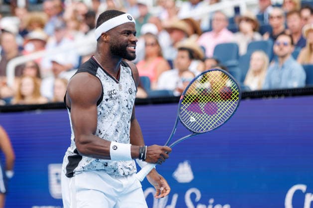 August 23, 2026, Mason, Ohio, U.S: Frances Tiafoe (USA) reacts to a shot during the MenÃ¢â‚¬â ¢s Championship of the Cincinnati Open at the Lindner Family Tennis Center , Mason, Oh. Mason U.S - ZUMAs304 20260823_zaf_s304_029 Copyright: xScottxStuartx