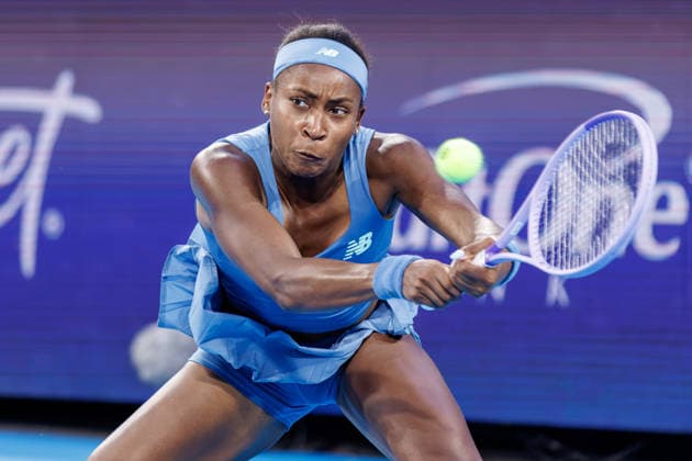 August 23, 2026, Mason, Ohio, U.S: Coco Gauff (USA) hits a two-handed backhand during the womenÃ¢â‚¬â ¢s Championship of the Cincinnati Open at the Lindner Family Tennis Center , Mason, Oh. Mason U.S - ZUMAs304 20260823_zaf_s304_051 Copyright: xScottxStuartx