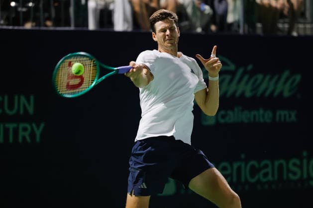 CANCUN COUNTRY OPEN 2026 CANCUN COUNTRY OPEN 2026 SEBASTIAN BAEZ VS HUBERT HURKACZ 23082026 CANCUN, QUINTANA ROO. Action photo of Hubert Hurkacz of Poland during singles championship match of the Cancun Country Open 2026 Tennis 125 Challenger tournament held at the Cancun Country Club of Cancun, Quintana Roo, Mexico. Foto de accion de Hubert Hurkacz of Poland durante juego por el titulo de singles del Cancun Country Open 2026 ATP, Tennis Herren Tennis 125 Challenger que se celebra en el Cancun Country Club de Cancun, Quintana Roo, Mexico. PHOTO BY IMAGENSHOP AGENCIA FOTOGRAFICA CANCUN QUINTANA ROO MEXICO *** CANCUN COUNTRY OPEN 2026 CANCUN COUNTRY OPEN 2026 SEBASTIAN BAEZ VS HUBERT HURKACZ 08 23 2026 CANCUN, QUINTANA ROO Action photo of Hubert Hurkacz of Poland during the singles championship match of the 2026 Cancun Country Open Tennis 125 Challenger tournament held at the Cancun Country Club in Cancun, Quintana Roo, Mexico Action photo of Hubert Hurkacz of Poland during the singles title match of the 2026 Cancun Country Open ATP, Tennis 125 Challenger, held at the Cancun Country Club in Cancun, Quintana Roo, Mexico PHOTO BY IMAGENSHOP PHOTO AGENCY CANCUN QUINTANA ROO MEXICO Copyright: xIMAGENSHOPxAGENCIAxFOTOGRAFICAx
