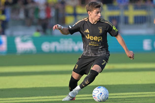 SOCCER - Serie A - Frosinone Calcio vs. Juventus FC Photo by IPA ABACAPRESS.COM87747643 - Francisco Conceicao of Juventus seen in action during the Serie A Enilive soccer match between Frosinone and Juventus FC at Benito Stirpe Stadium on August 23, 2026, in Frosinone, Lazio. During the Frosinone Calcio vs. Juventus FC Italian Serie A soccer match in Frosinone, Italy, on August 23, 2026 Frosinone Italy  Copyright: xIPAxSport ABACAx