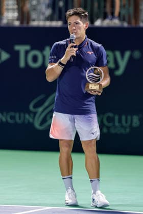 CANCUN COUNTRY OPEN 2026 CANCUN COUNTRY OPEN 2026 SEBASTIAN BAEZ VS HUBERT HURKACZ 23082026 CANCUN, QUINTANA ROO. Action photo of Sebastian Baez of Argentina during singles championship match of the Cancun Country Open 2026 Tennis 125 Challenger tournament held at the Cancun Country Club of Cancun, Quintana Roo, Mexico. Foto de accion de Sebastian Baez de Argentina durante juego por el titulo de singles del Cancun Country Open 2026 ATP, Tennis Herren Tennis 125 Challenger que se celebra en el Cancun Country Club de Cancun, Quintana Roo, Mexico. PHOTO BY IMAGENSHOP AGENCIA FOTOGRAFICA CANCUN QUINTANA ROO MEXICO *** CANCUN COUNTRY OPEN 2026 CANCUN COUNTRY OPEN 2026 SEBASTIAN BAEZ VS HUBERT HURKACZ 08 23 2026 CANCUN, QUINTANA ROO Action photo of Sebastian Baez of Argentina during the singles championship match of the 2026 Cancun Country Open Tennis 125 Challenger tournament held at the Cancun Country Club in Cancun, Quintana Roo, Mexico Action photo of Sebastian Baez of Argentina during the singles title match of the 2026 Cancun Country Open ATP, Tennis 125 Challenger, held at the Cancun Country Club in Cancun, Quintana Roo, Mexico PHOTO BY IMAGENSHOP PHOTO AGENCY CANCUN QUINTANA ROO MEXICO Copyright: xIMAGENSHOPxAGENCIAxFOTOGRAFICAx