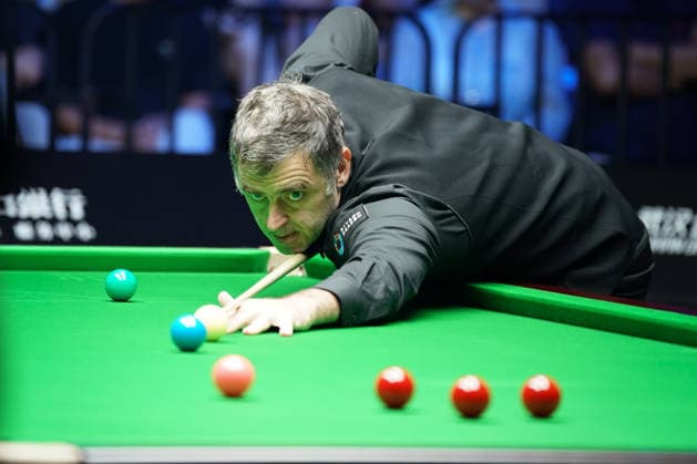 WUHAN, CHINA - AUGUST 24: Ronnie O Sullivan of England plays a shot in the second round match against Ashley Carty of England on day 2 of Wuhan Open 2026 at the Optics Valley Gymnasium of Huazhong University of Science and Technology on August 24, 2026 in Wuhan, Hubei Province of China.  Copyright: xTaixChengzhex 111661822398
