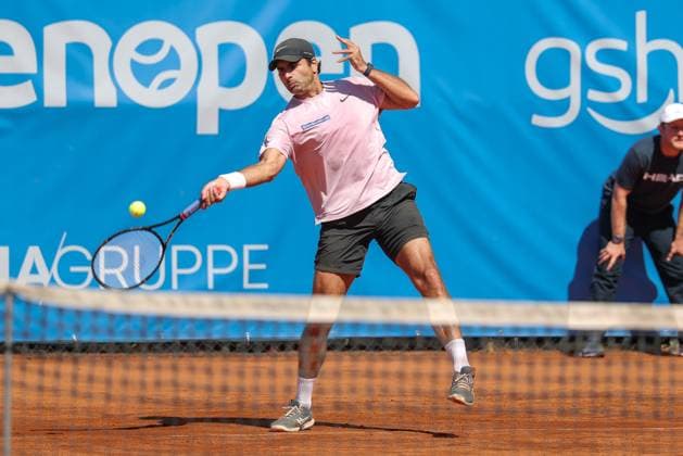 im Bild: Benjamin Hassan (LBN), Matthew W. Donald (CZE) vs. Benjamin Hassan (LBN), ATP, Tennis Herren Challenger Schwaben Open, Herren, Tennis, Qualifikationsrunde, 24.08.2026 Augsburg Bayern Deutschland *** Pictured: Benjamin Hassan (LBN) vs. Matthew W. Donald (CZE), ATP Challenger Schwaben Open, Men s Tennis, Qualifying Round, August 24, 2026, Augsburg, Bavaria, Germany Copyright: xkolbert-press ChristianxKolbertx