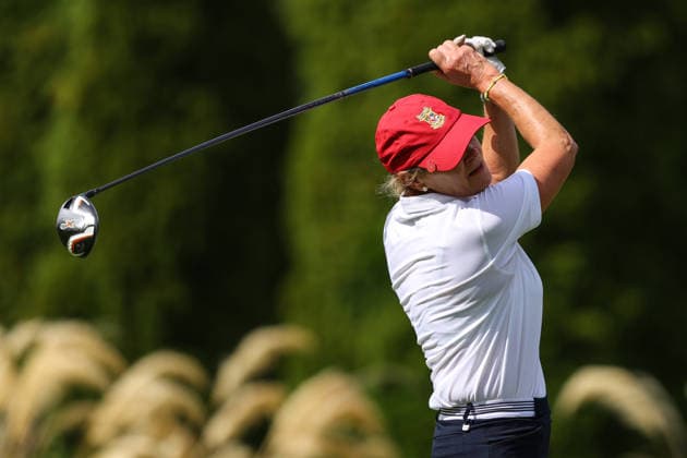 REPRO FREE *PRESS RELEASE NO REPRODUCTION FEE* EDITORIAL USE ONLY Australian Spoons All-Ireland Final, Longford Golf Club, Longford 24 8 2026 A member of the Killarney team tees off the first A member of the Killarney team tees off the first 24 8 2026  Copyright: xx BB3_8010
