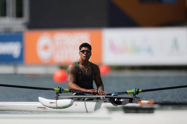 RECORD DATE NOT STATED 24th August 2026; Bosbaan, Amsterdam, Holland, Netherlands; 2026 World Rowing Championships, Day One; Mexico PR1 Mens Single Sculls (PR1 M1x) with Michel Munoz Malagon AnthonyxBenoit