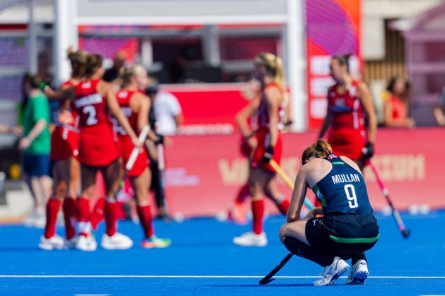 2026 Women s FIH Hockey World Cup, Belfius Hockey Arena, Wavre, Belgium 24 8 2026 Ireland vs United States Ireland™s Kathryn Mullan dejected after the match Kathryn Mullan dejected after the match 24 8 2026  Copyright: xx RJ2_3592 20260824