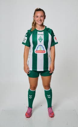 1.BL Frauen, Porträttermin 2026 2027, Michelle Weiss; SV Werder Bremen; Bremen Bremen Deutschland *** 1st Division Women, Photo Shoot 2026–2027, Michelle Weiss, SV Werder Bremen, Bremen, Germany Copyright: xWerderxBremenxviaxNordphotox