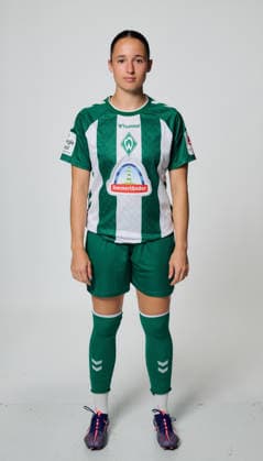 1.BL Frauen, Porträttermin 2026 2027, Elena Mühlemann; SV Werder Bremen; Bremen Bremen Deutschland *** Women s 1st Division, Photo Shoot 2026–2027, Elena Mühlemann, SV Werder Bremen, Bremen, Germany Copyright: xWerderxBremenxviaxNordphotox