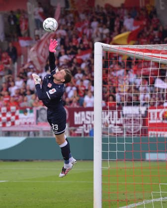 24.08.2026, xblx, Fussball DFB Pokal 1.Runde, Kickers Wuerzburg - 1.FC Köln v.l. Marko Rajkovacic (Würzburger Kickers) Wuerzburg *** August 24, 2026, xblx, Soccer DFB Cup First Round, Kickers Würzburg vs. 1. FC Köln, Marko Rajkovacic, Würzburger Kickers Würzburg