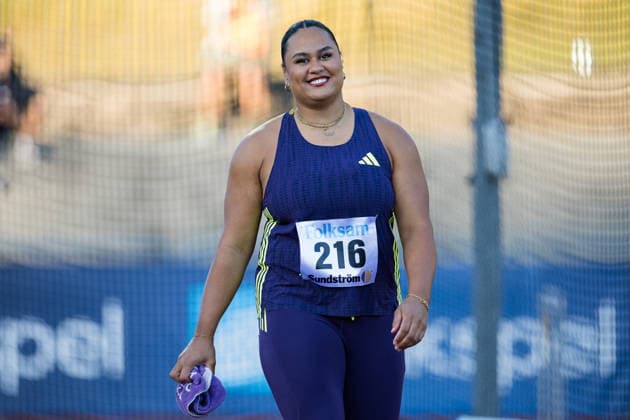260824 Vanessa Kamga, Hässelby SK under friidrottstävlingen i Folksam Grand Prix den 24 augusti 2026 i Göteborg. *** August 24, 2026: Vanessa Kamga of Hässelby SK at the Folksam Grand Prix track and field meet on August 24, 2026, in Gothenburg  Copyright: MICHAELxERICHSEN BB260824MI004
