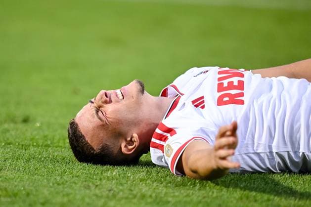 Said El Mala (1.FC Koeln) am Boden waehrend des DFB-Pokal 1 Runde Spiels zwichen Wuerzburger Kickers v 1.FC Koeln, AKON ARENA am 24. August 2026 in Wuerzburg, Deutschland. (Foto von Harry Langer DeFodi Images) +++ Said El Mala (1.FC Koeln) on the ground during the DFB-Pokal 1 Runde match between Wuerzburger Kickers v 1.FC Koeln at AKON ARENA on August 24, 2026 in Wuerzburg, Germany. (Photo by Harry Langer DeFodi Images) (Photo by Harry Langer DeFodi Images) DFB DFL REGULATIONS PROHIBIT ANY USE OF PHOTOGRAPHS AS IMAGE SEQUENCES AND OR QUASI-VIDEO. - *** Said El Mala of 1. FC Köln on the ground during the DFB Cup first-round match between Würzburger Kickers and 1. FC Köln at AKON ARENA on August 24, 2026, in Würzburg, Germany Photo by Harry Langer DeFodi Images Said El Mala of 1. FC Köln on the ground during the DFB Cup first-round match between Würzburger Kickers and 1. FC Köln at AKON ARENA on August 24, 2026 in Würzburg, Germany. Photo by Harry Langer, DeFodi Images. Photo by Harry Langer, DeFodi Images. DFB and DFL regulations prohibit any use of photographs as image sequences and or quasi-video.