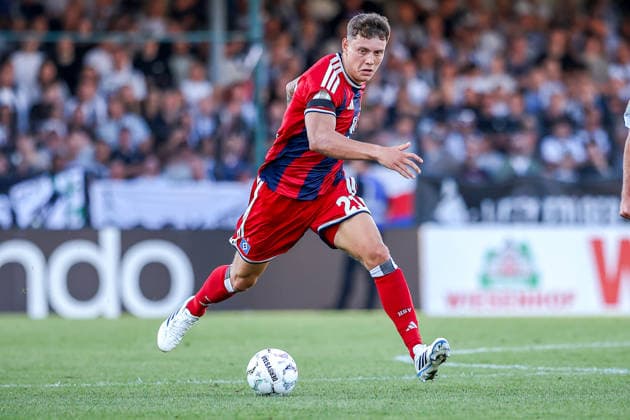 2026.08.24, xkwix, Fußball, DFB-Pokal, SC Verl - Hamburger SV, SPORTCLUB Arena, 1.Runde, Saison 2026 2027: Nicolai Remberg (Hamburger SV 21) DFB regulations prohibit any use of photographs as image sequences and or quasi-video. Photo: xKamilxWilkowskixPressefotoKochx Nordrhein-Westfalen Deutschland *** August 24, 2026, xkwix, Soccer, DFB Cup, SC Verl vs. Hamburger SV, SPORTCLUB Arena, Round 1, 2026–2027 season, Nicolai Remberg, Hamburger SV 21. DFB regulations prohibit any use of photographs as image sequences and or quasi-video. Photo: xKamilxWilkowskixPressefotoKochx, North Rhine-Westphalia, Germany