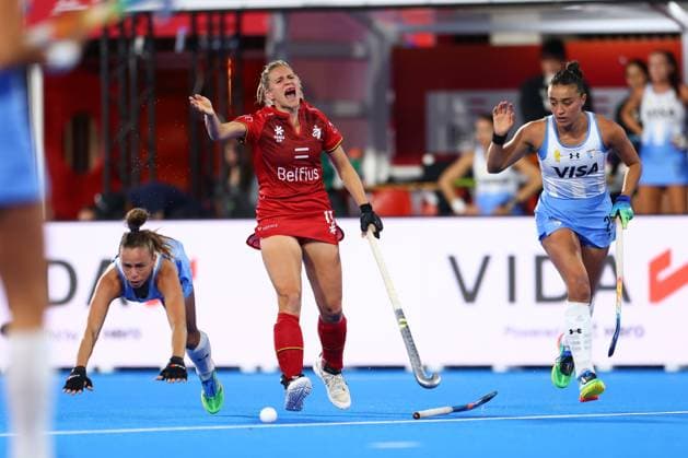 Belgium v Argentina - FIH Women s Hockey World Cup WAVRE, BELGIUM - AUGUST 24 : Alix Gerniers of Belgium in action pictured during the FIH Women s Hockey World Cup 2026 second phase group pool C match between Belgium and Argentina pictured on August 24, 2026 in Wavre, Belgium, 24-08-26 Wavre Belgium  Copyright: xXpix